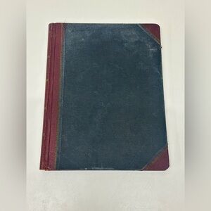 Antique Boorum & Pease Standard Columnar No. 23 Hardcover Accounting Ledger